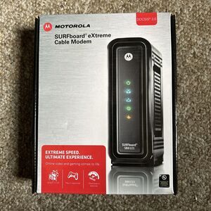 Motorola SURFboard SB6121 Extreme Cable Modem BRAND‎ NEW/Open Box/FREE USA SHIP